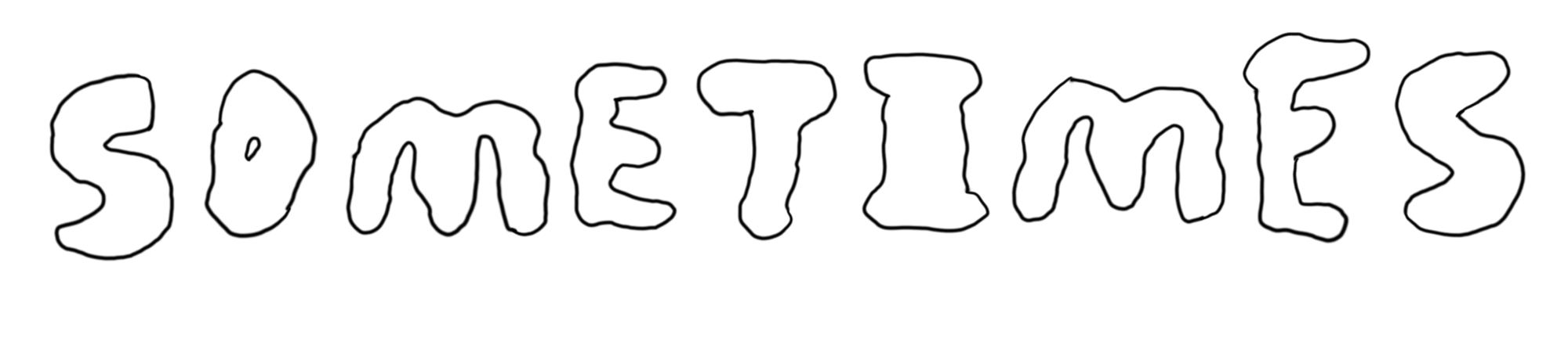 Sometimes logo Gif